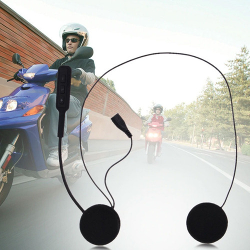 Audífono Bluetooth Exclusivo Para Casco De Moto Envió Gratis