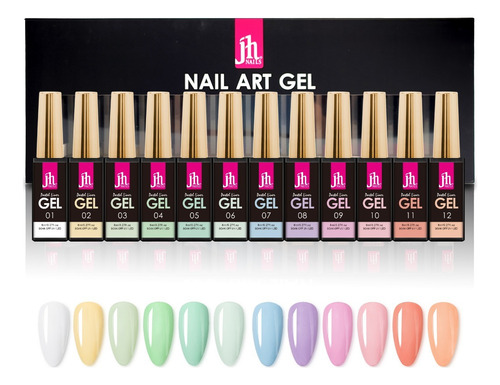 Nail Art Gel Kit 12 Colores