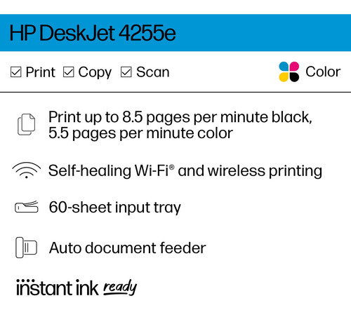 Impresora De Inyección De Tinta A Color Multifunción Inalámb
