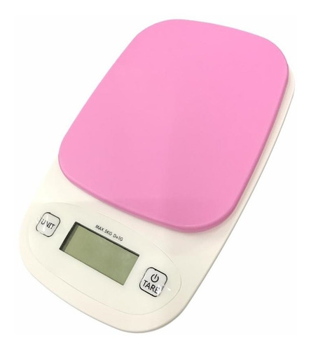 Balanza Electronica Digital De Cocina 5 Kilos Color Pastel