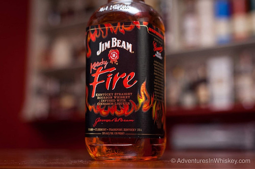 Imagem 2 de 4 de Whiskyey Jim Beam Fire 1l