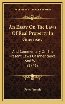 Libro An Essay On The Laws Of Real Property In Guernsey: ...