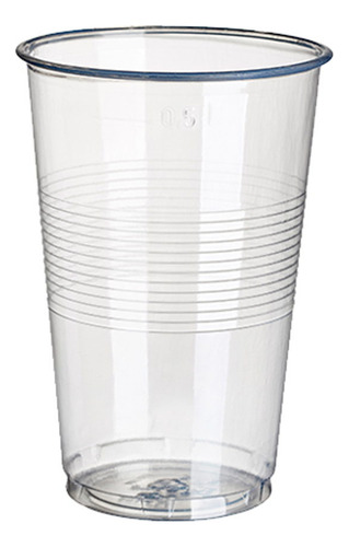 Vaso Plastico Desechable Transparente 50 Un 500 Cc (16 Oz )