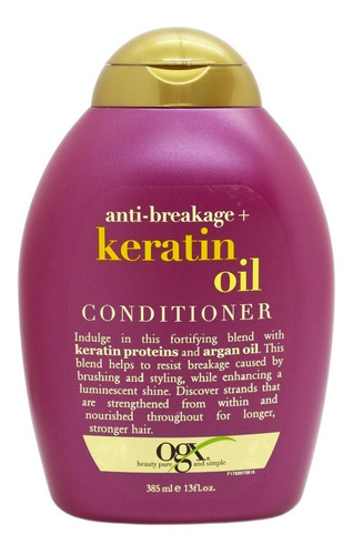 Ogx Keratin Oil Acondicionador Pelo Quebradizo 385ml 3c