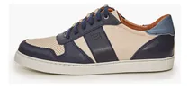 Comprar Zapatilla Urbana De Cuero Azul Texel Hombre Boating