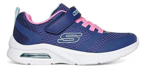 Zapatillas Urbanas Niña Skechers Microspec Max Azul/rosa