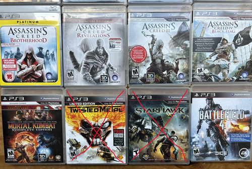 Juegos Playstation 3, Ps3, Psp, Xbox 360. Consultar (Usado)