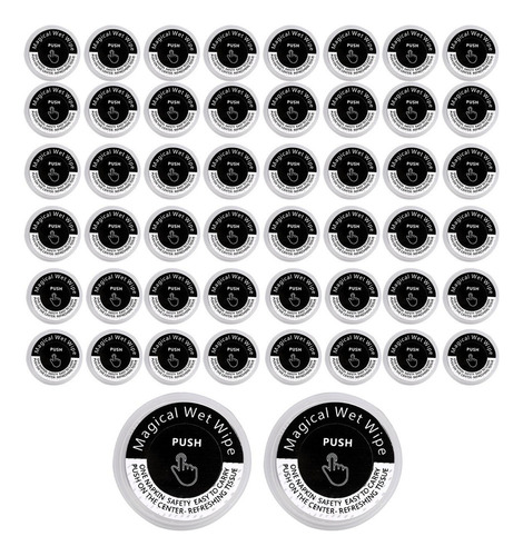 Mz Toalla Comprimida Cara Mini Moneda Comprimida 50 Granos
