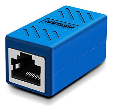 Cable Ethernet En Línea Cat 7/cat 6/cat 5e Con Acoplador Rj4