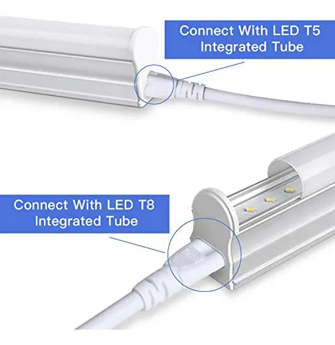 Conectores De Lámpara Led T5 T8 Akamino, Paquete De 4, Doble