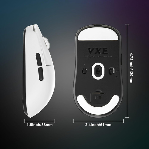 Ratón Inalámbrico Vxe R1 Pro/promax 1k Con Sensor Paw3395se