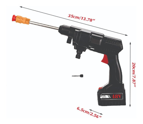 Hidrolavadora Alta Presión Portatil Recargable Inalambrica