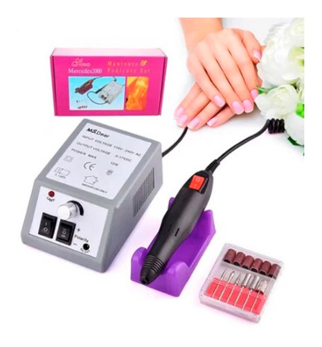 Máquina Torno Uñas Pulidor Eficaz Para Manicure Pedicure