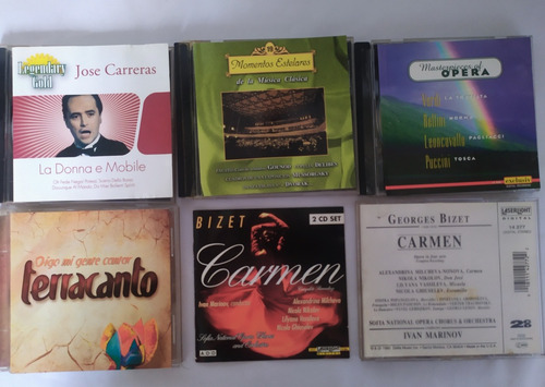 6 Cds José Carreras Momentos Estelares Y Otros Precio Xtodos