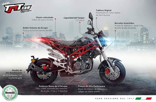 Benelli Tnt 135 0km 2021 Automoto Lanus