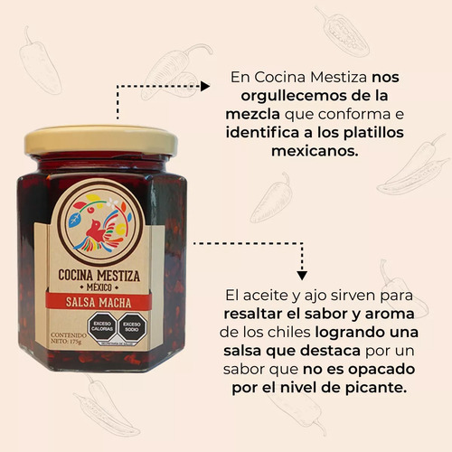 Salsa Macha Cocina Mestiza 175g