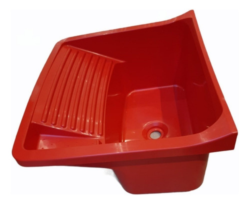 Pileta Plastica Ferrum Traful Lp024 Lavadero 24 L Roja Color Rojo