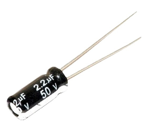 03 Condensadores 50v 2.2uf Electrolitico 105° Grados