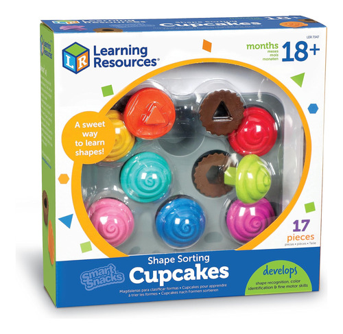Recursos De Aprendizaje Smart Snacks Shape Sorting Cupcakes,