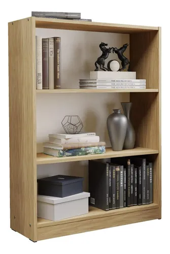 Estante Para Libros Madesa 6907 Con 3 Nichos