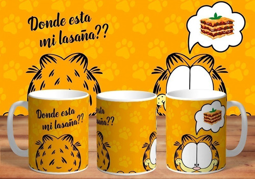 Taza - Tazón  Garfield: Donde Esta Mi Lasaña?