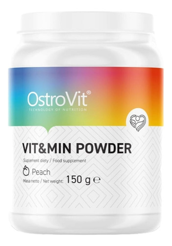 Vitamin Powder Peach 150g - Ostrovit