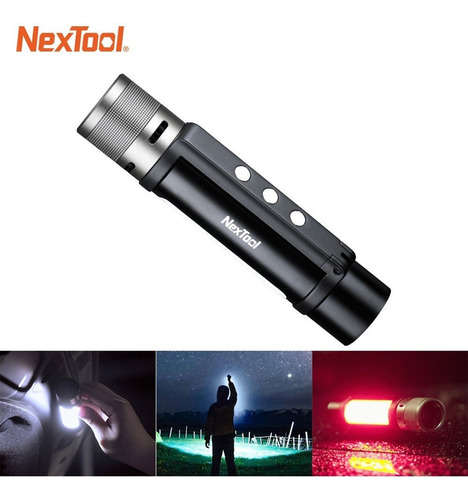 Lámpara Táctica Usb Linterna Recargable 1000lm .