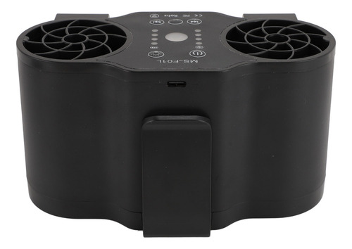 Ventilador De Cintura Portátil, Fuerte Flujo De Aire, 4 Velo