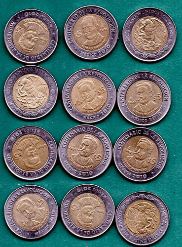 Imagen 7 de 7 de Moneda Cinco Conmemorativa Otilio Montaño 2009