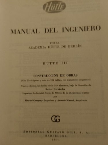 Saber Construir 1967, Máquinas Hidráulicas 1961 Manual Inge