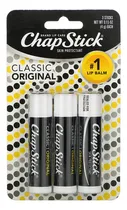 Comprar Pacote Chapstick Classic On Lip Balm Stick com 3 unidades
