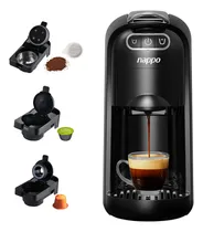 Comprar Cafetera Espresso Nappo 3 En 1 P\u002F Café Molido Y Multicápsula Color Negro