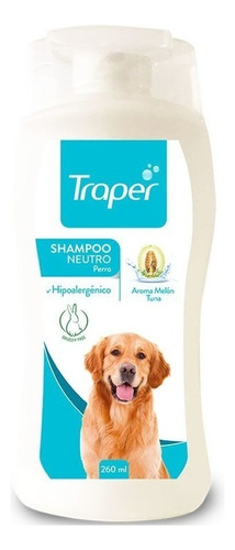 Traper Shampoo Hipoalergénico Neutro Para Perro 260ml