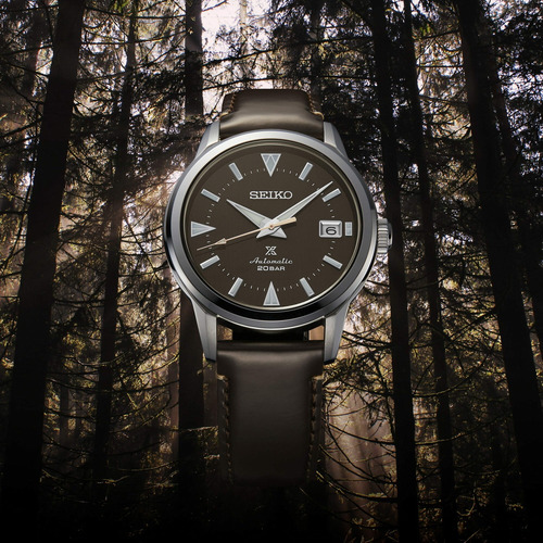 Reloj Seiko Prospex Alpinist Automatic Land 1959 Brown Forest Spb251j1 Vg Esfera Marrón, Sumergible 200m, Cristal De Zafiro