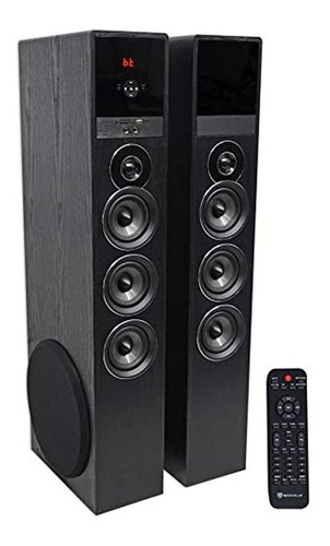 Rockville Tm150b Negro Sistema De Cine En Casa Torre Altavoc Color Black