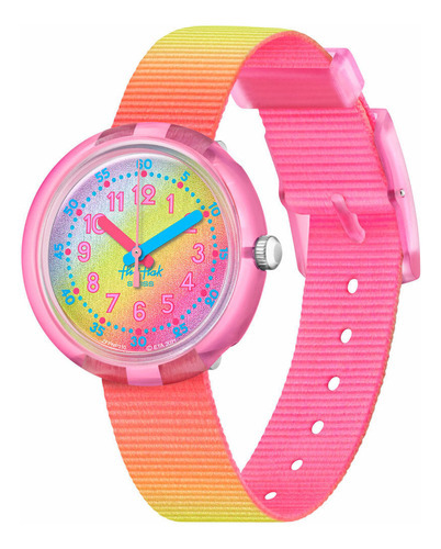 Reloj Flik Flak Shades Of Rainbow Para Niñas De Plástico 