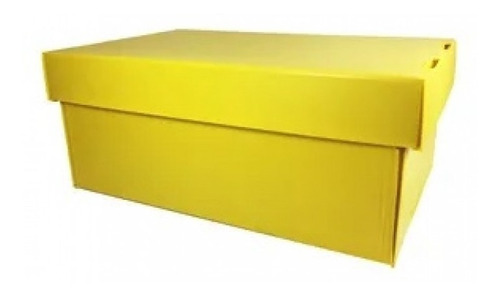 Caixa Organizadora Mini Amarela Polibras