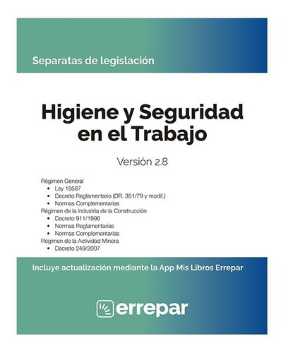 Libro Separata Higiene Y Seguridad En El Trabajo 2.8