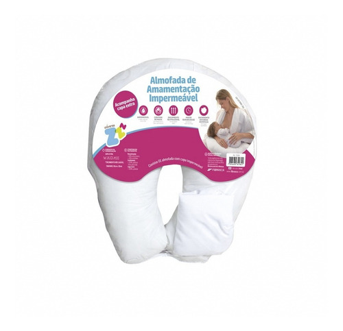 Almohadon De Lactancia Impermeable Mas Funda Adicional