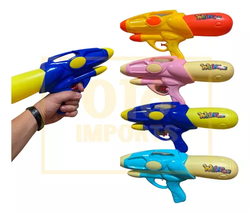 Lança Água Arminha Arma 12 Pistola Brinquedo Piscina Verão - Ri Happy