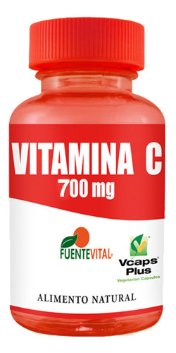 2 Meses Vitamina C 700 Mg 60 Caps Aumenta Defensas Protejase