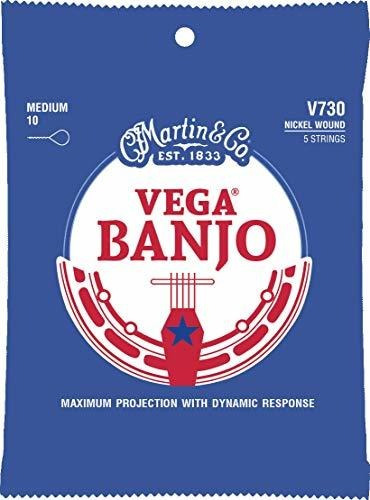 Imagen 1 de 4 de Martin V730 Vega Banjo Cuerdas, Medio.