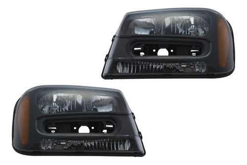 Kit-2 Faros Depo Chevrolet Trail Blazer 02 A 05