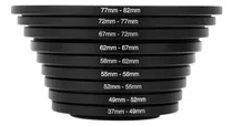 Comprar Kit 9 Anillos Adaptadores Aumento Para Filtros De Camara