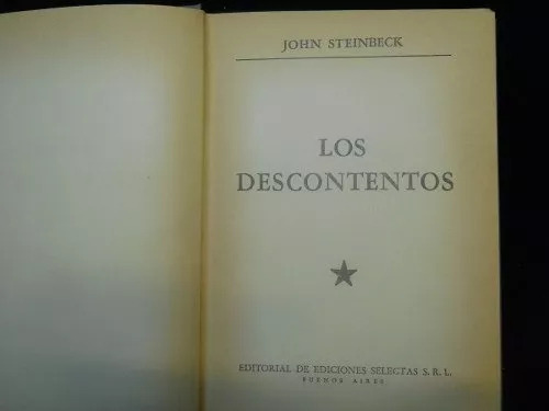 John Steinbeck: Los Descontentos