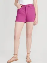 Comprar Shorts Jean Old Navy Cintura Alta Plus Size