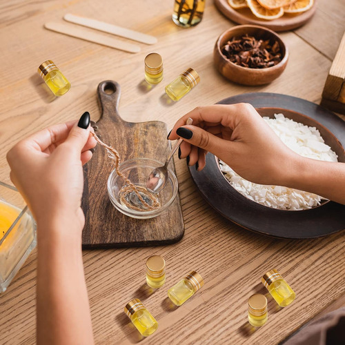 50 Frascos De Vidrio Pequeños, Mini Botellas Transparentes P