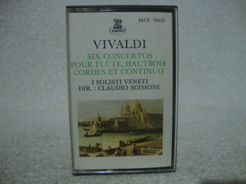 Fita K7 Original Cláudio Scimone- Vivaldi- Six Concertos