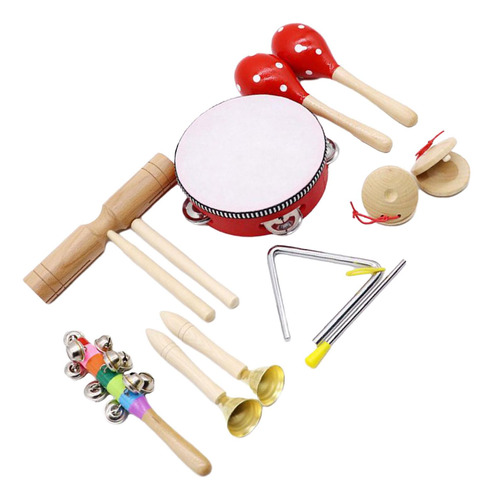 Juego De Percusión Para Niños, Juguete Sensorial 7 Piezas