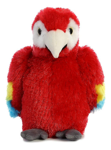 Aurora World Mini Flopsie Toy Scarlet Macaw Parrot Plush 8